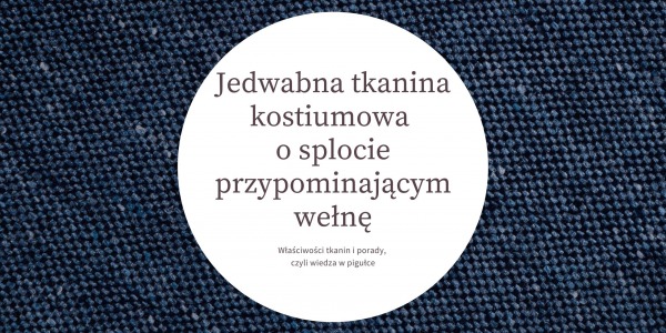 Zīda kostīma audums ar vilnai līdzīgu austu